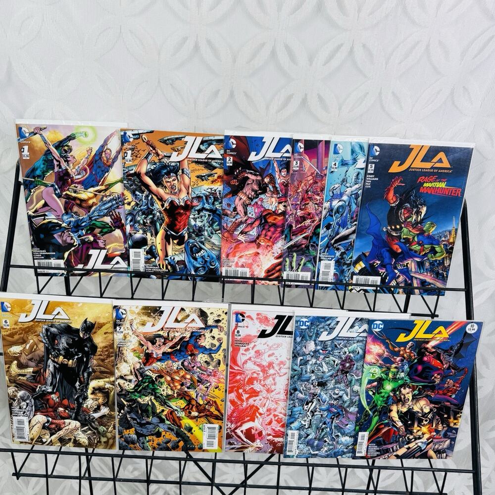 Justice League America 1-10 & #1 Variant Lot Bryan Hitch‎ (Volume 4)